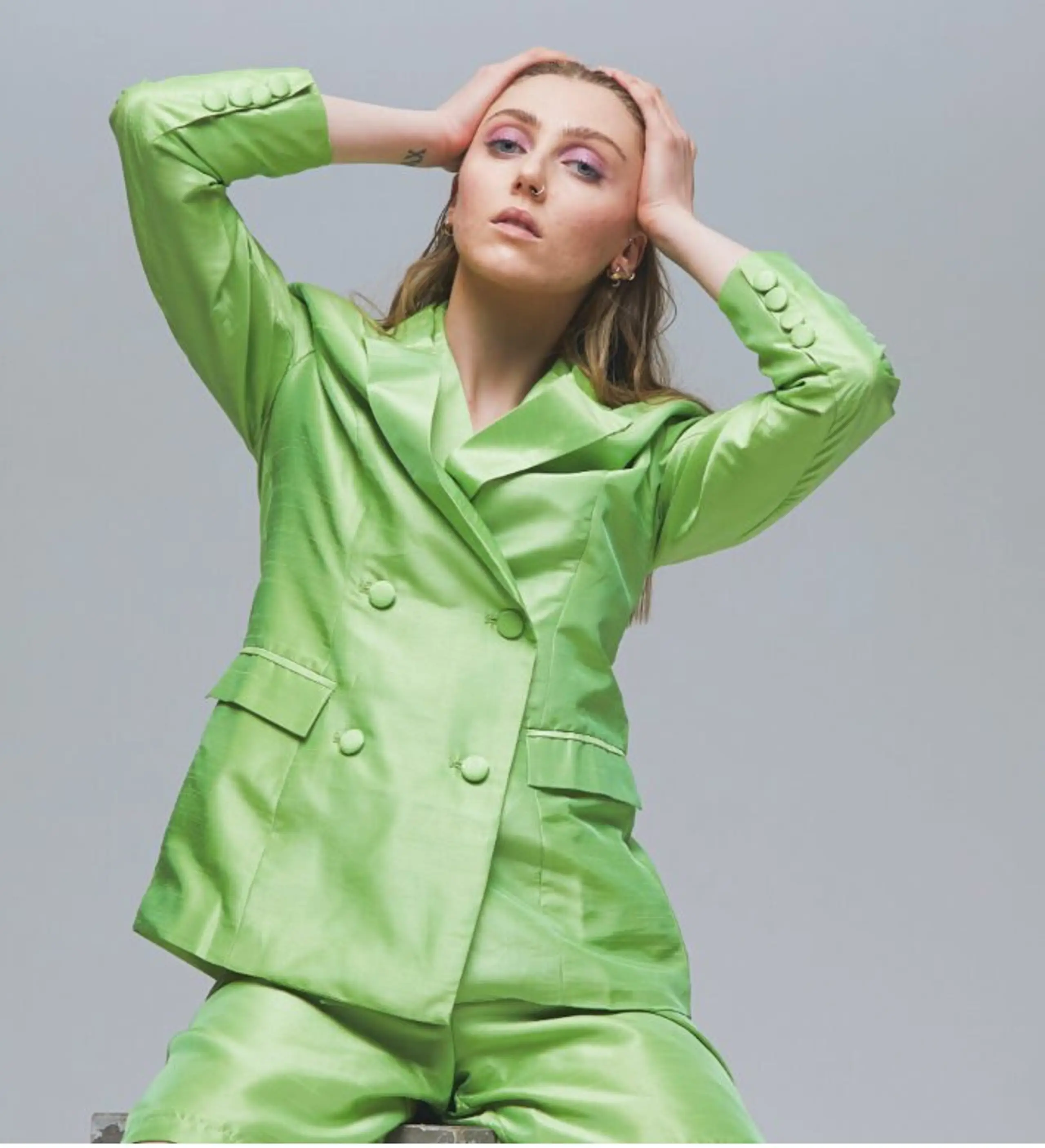 Lou appeared in Britain's Next Top Model back in 2017 (Credit: Riya Hollings / Moxie)