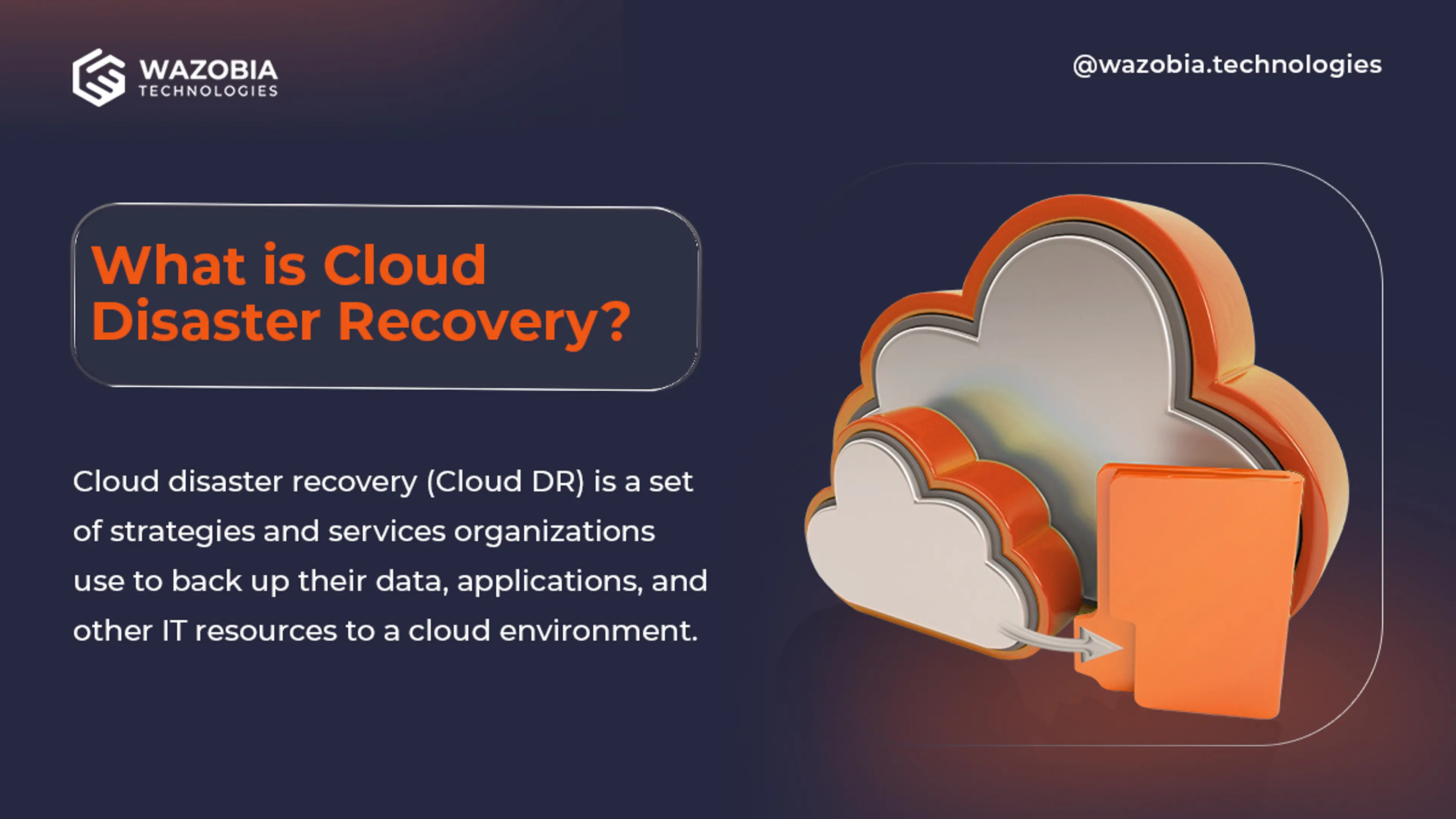 Cloud Disaster Recovery image
